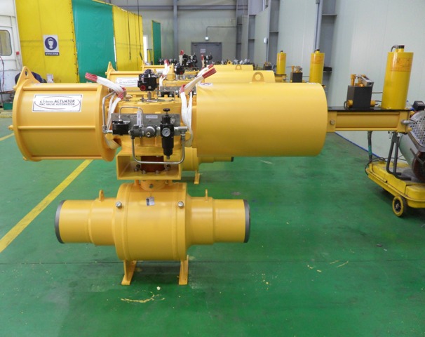 B1AP : API 6D Fully welded Ball valve