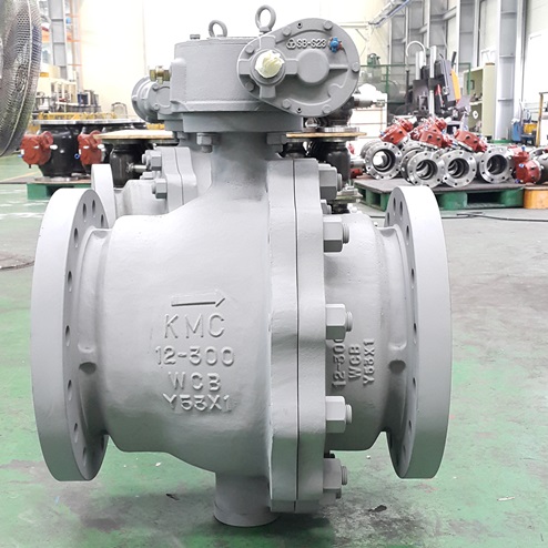 B2TR : 2 Piece Trunnion Ball valve